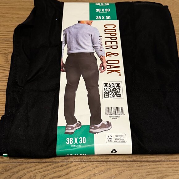 New black Tech Utility Pant 38x30 Straight Fit - Picture 3 of 3